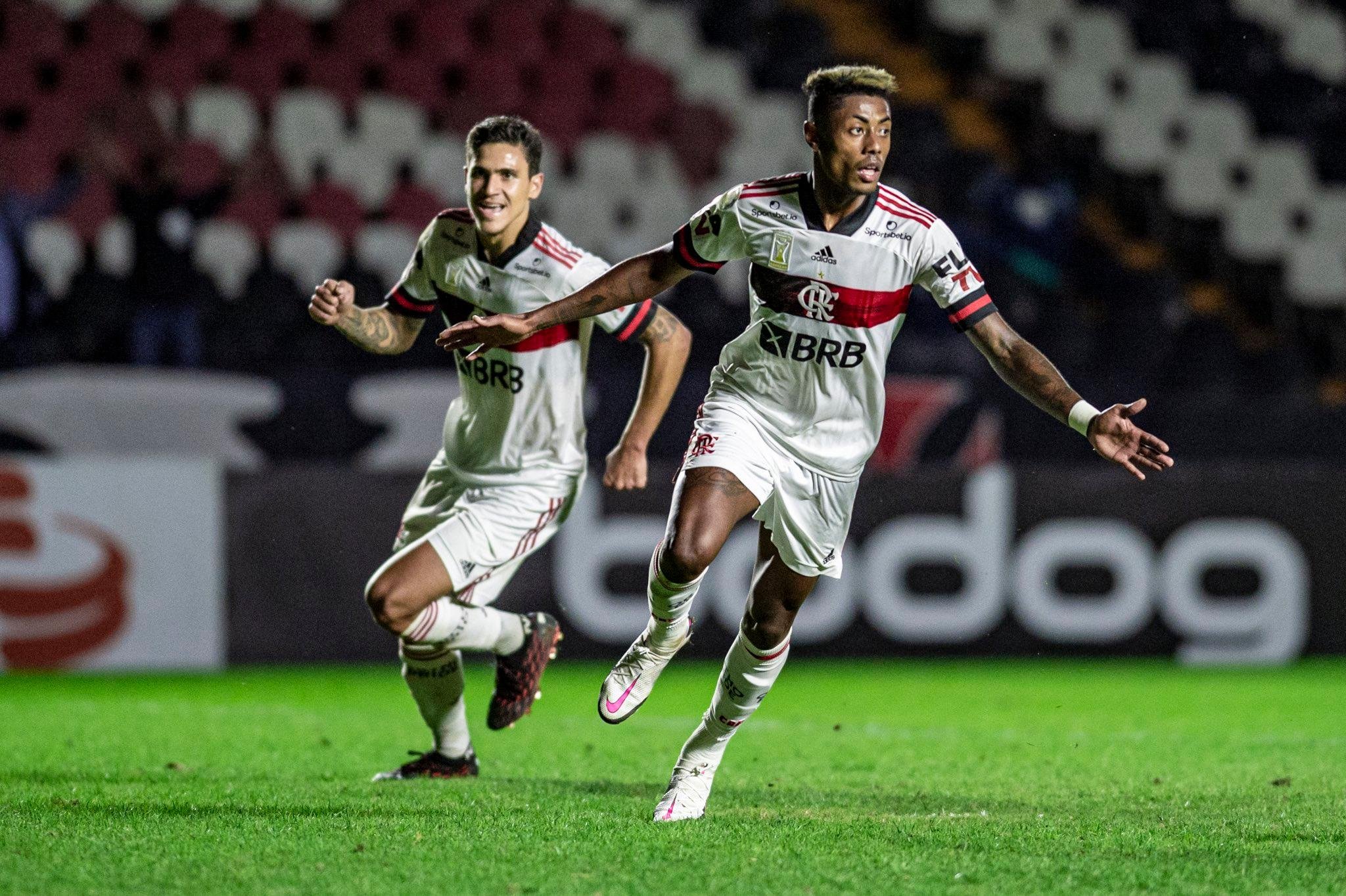 Bruno Henrique marcou o gol que decidiu a vit&oacute;ria para o Flamengo