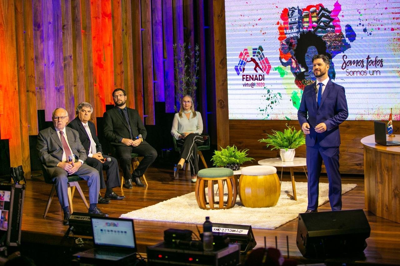 Talk show de lan&ccedil;amento da Fenadi Virtual 2020, no dia 12 de outubro