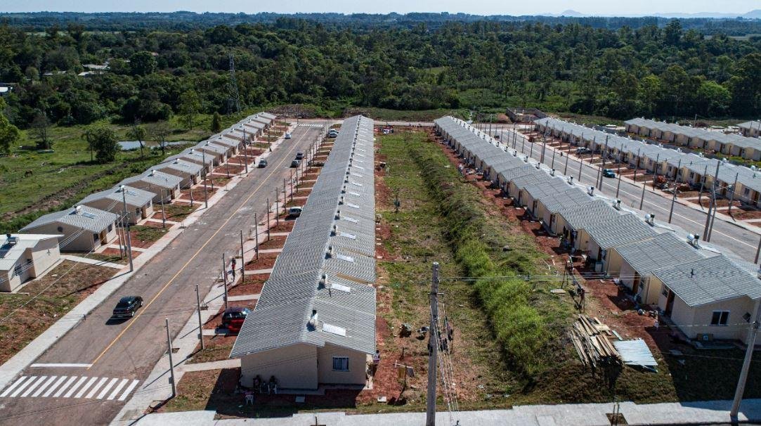 Cada resid&ecirc;ncia tem 45,31 metros quadrados