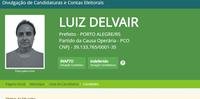 Registro de candidatura de Luiz Delvair foi indeferida na Justiça Eleitoral