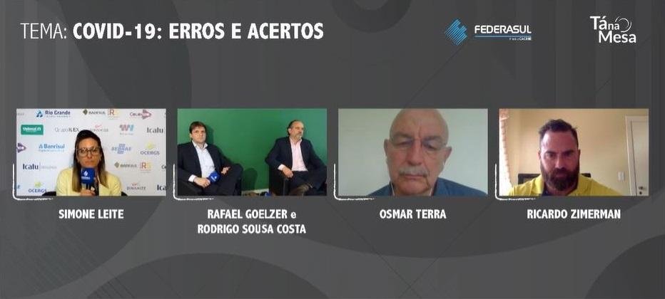 Videoconfer&ecirc;ncia foi realizada nesta quarta-feira