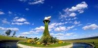 Monumento fica a sete quilômetros de Paso de los Libres, cidade argentina vizinha a Uruguaiana