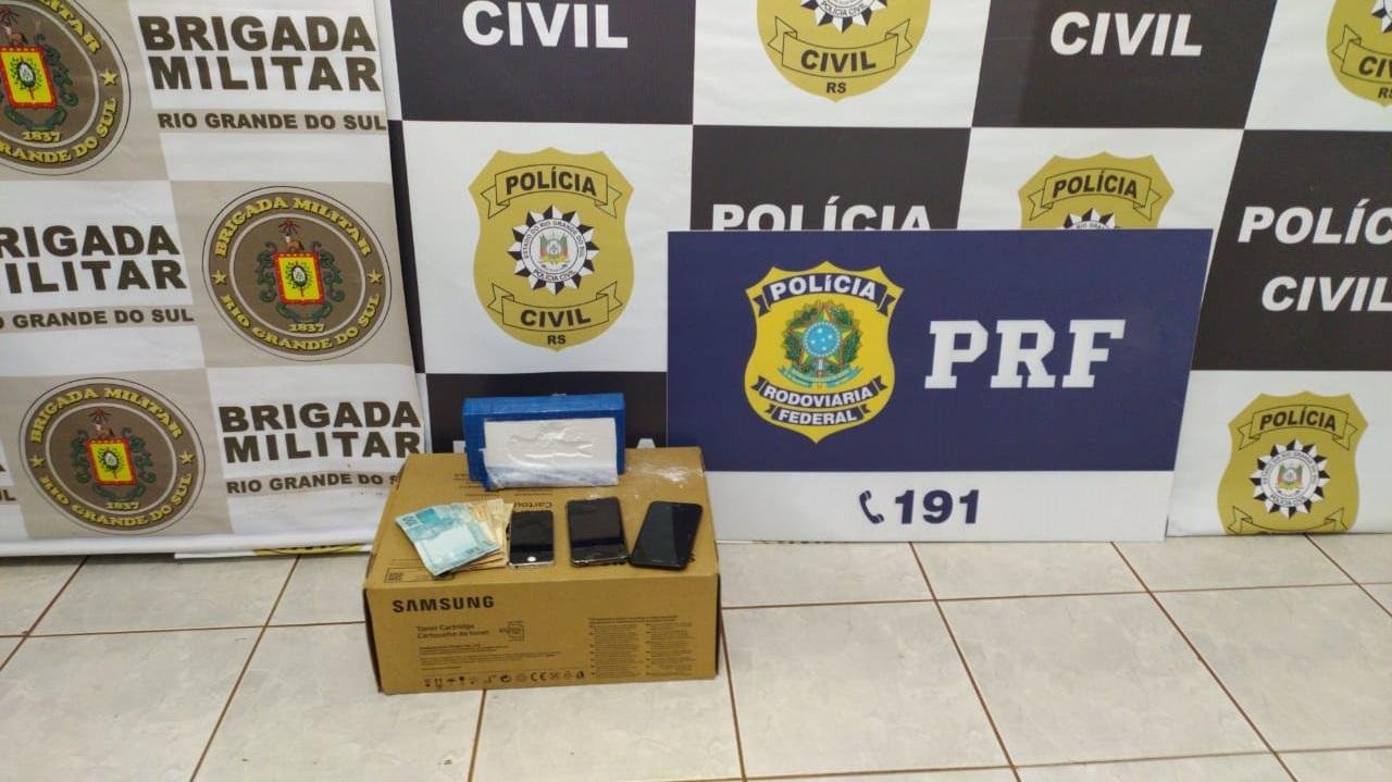 A droga estava sendo levada da regi&atilde;o metropolitana para Santa Rosa