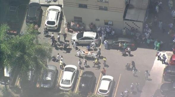Ao menos 300 pacientes estavam no hospital no momento do acidente