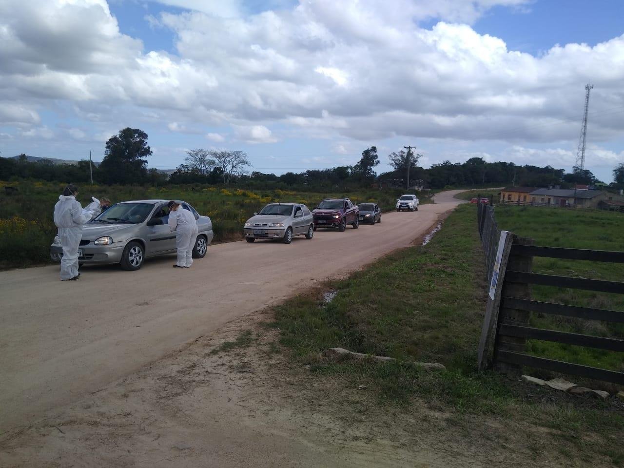 Na col&ocirc;nia A&ccedil;oita Cavalo, 615 pessoas tiveram a temperatura auferida