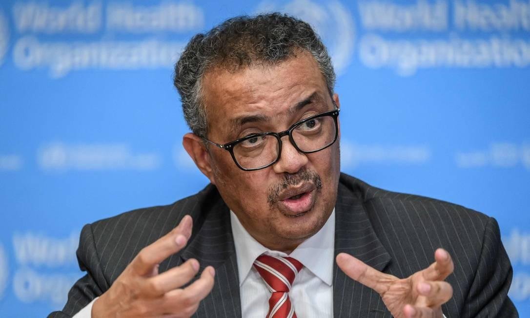 O diretor-geral da OMS, Tedros Adhanom