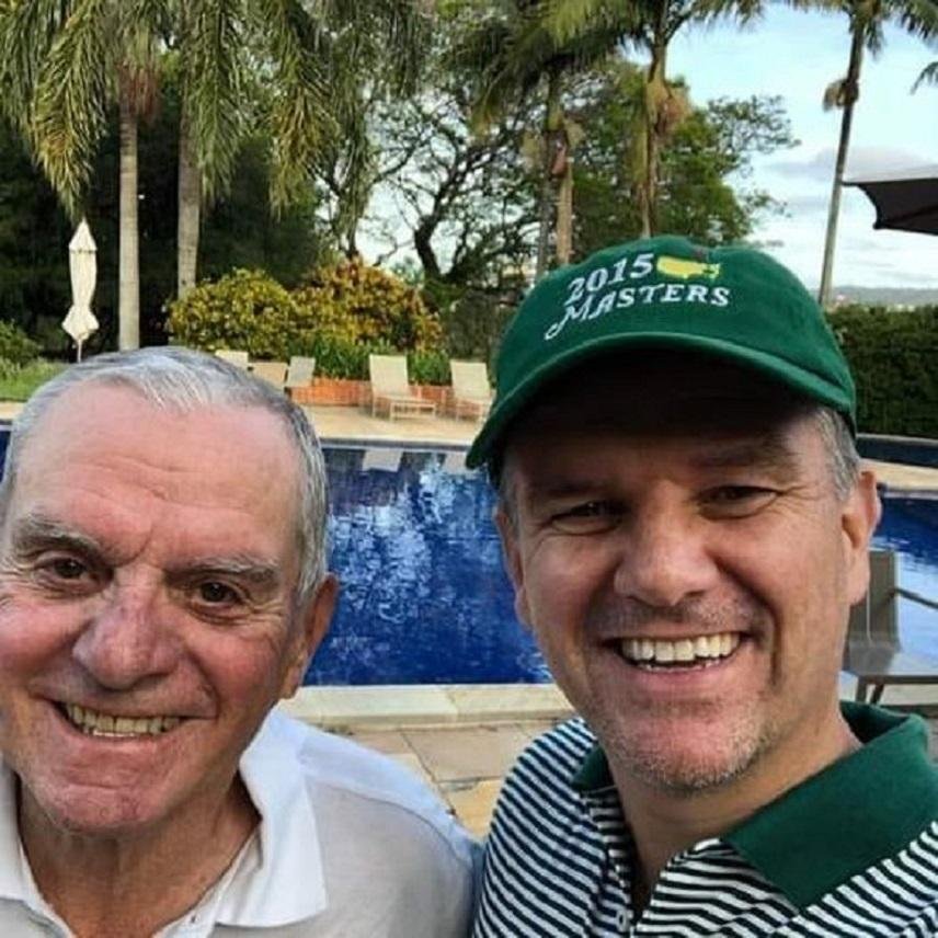 Manoel Luiz Dias e Daniel Girardi Dias - campe&otilde;es de golfe no Country