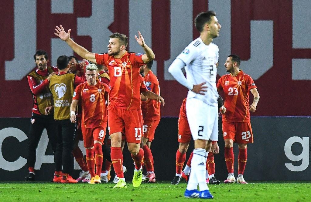 Gol do veterano Pandev garantiu a Maced&ocirc;nia