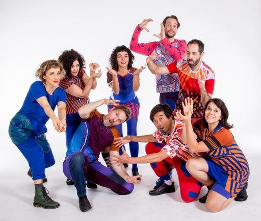 Grupo de m&uacute;sica corporal Barbatuques