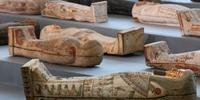 O novo tesouro foi descoberto na necrópole de Saqqara, ao sul do Cairo