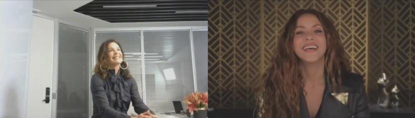 Entrevista de Carolina Ferraz com Shakira ser&aacute; exibida na revista dominical da Record TV, a partir das 19h45min