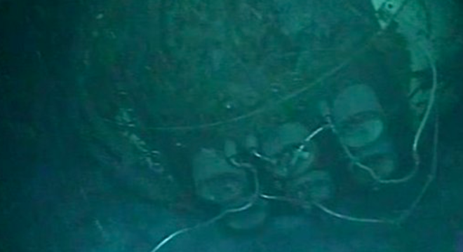 Imagens dos destro&ccedil;os do submarino ARA San Juan a 900 m no Oceano Atl&acirc;ntico