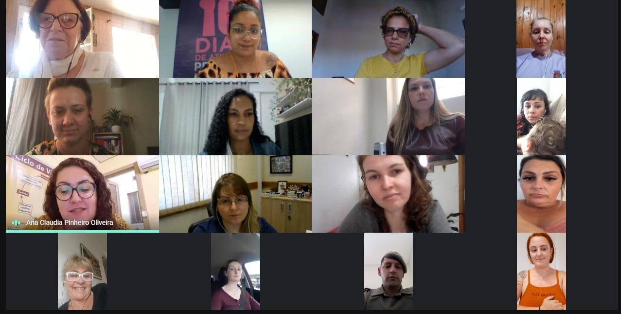 Atrav&eacute;s de uma reuni&atilde;o online, integrantes da Sepom expuseram o documento que visa a garantia de direitos &agrave;s mulheres do munic&iacute;pio
