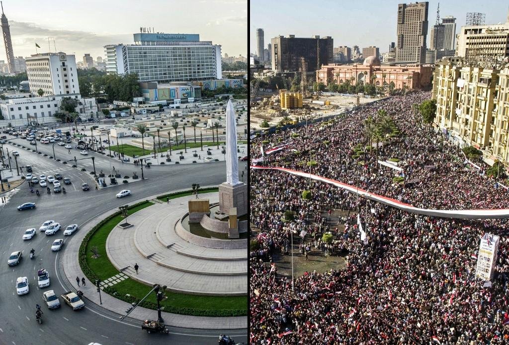 Compara&ccedil;&atilde;o de onde foi o palco das manifesta&ccedil;&otilde;es que ocorreram h&aacute; 10 anos