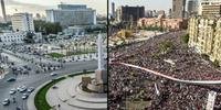 Comparação de onde foi o palco das manifestações que ocorreram há 10 anos