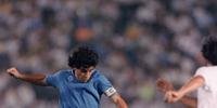 Maradona foi duas vezes campeão da Itália com o Napoli