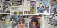 Jornais da Espanha prestam homenagens ao ídolo do futebol mundial Diego Armando Maradona