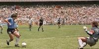 Argentina foi campeã da Copa do Mundo de 1986 com gol de mão do atacante argentino