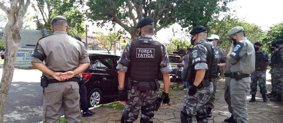 BM est&aacute; com mais de 2 mil policiais militares em Porto Alegre, Canoas, Pelotas, Santa Maria e Caxias do Sul
