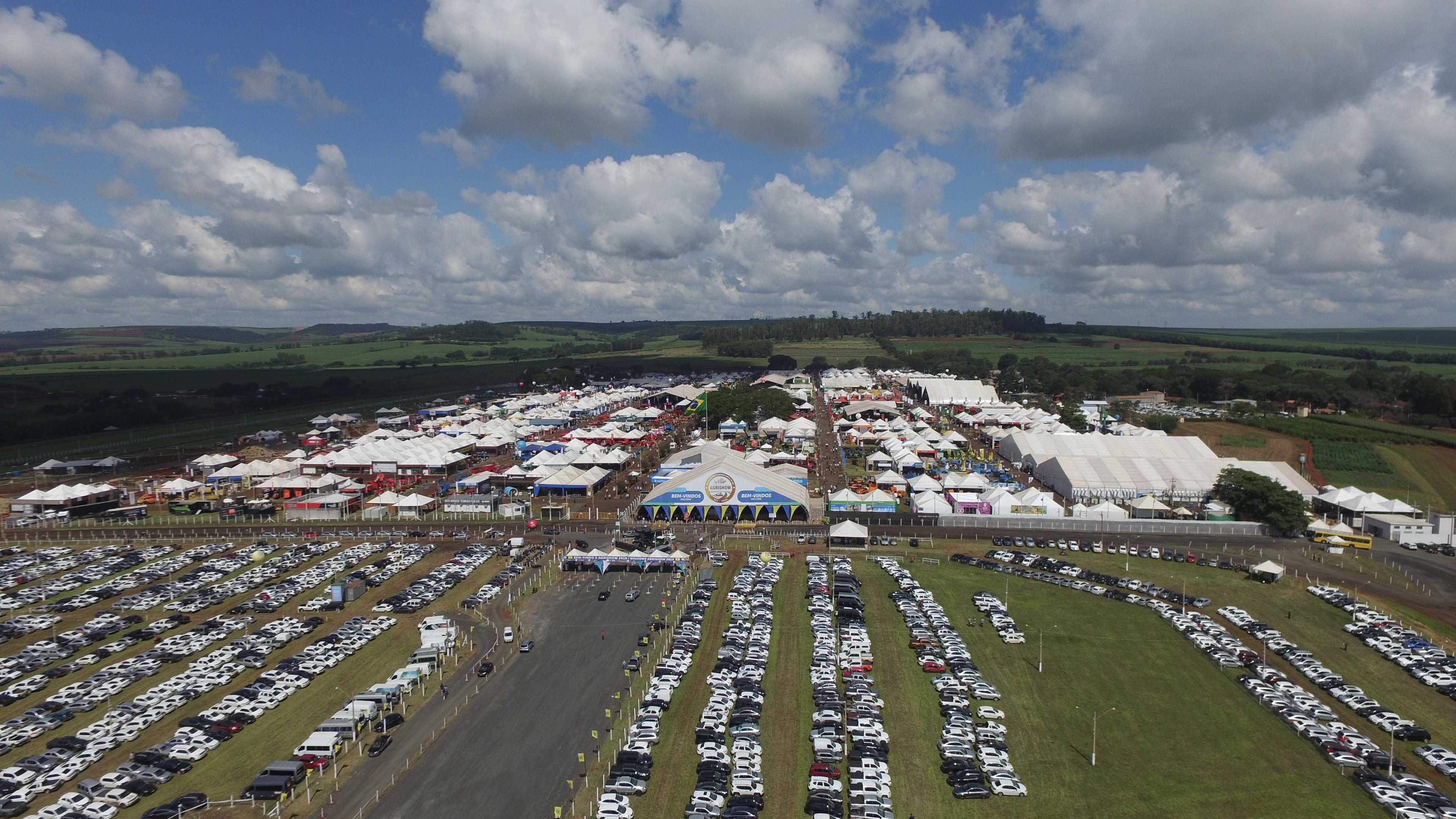Em 2019, a Agrishow reuniu 800 marcas expositoras e mais de 150 mil visitantes