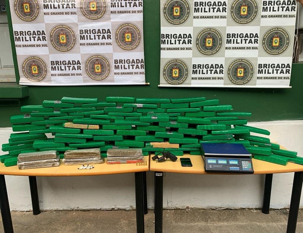 BM apreendeu 50 quilos de maconha
