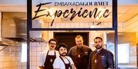 O quarteto de chefs do EG Experience: Douglas Barcellos, Vinícius Gomes Cézar, Marcelo Salem e Luis Caballero