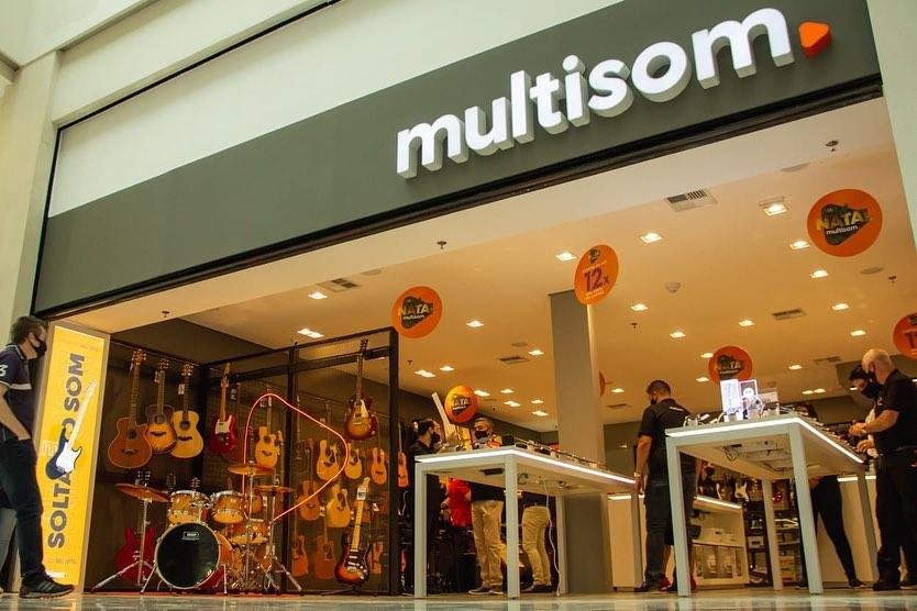 Loja da MULTISOM, no Shopping Iguatemi, em Porto Alegre (RS).