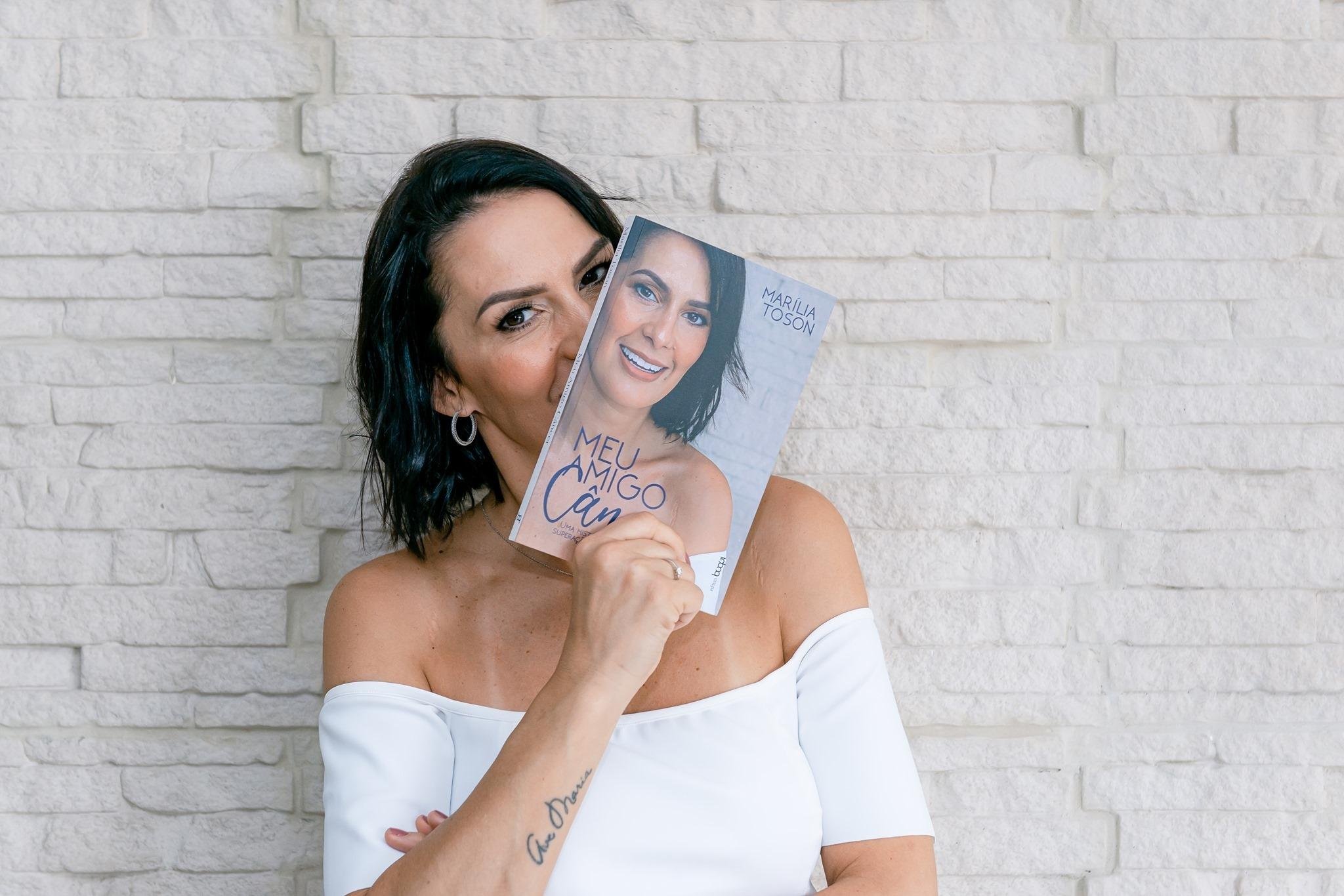 Mari Toson e o seu livro "Meu Amigo C&acirc;ncer"
