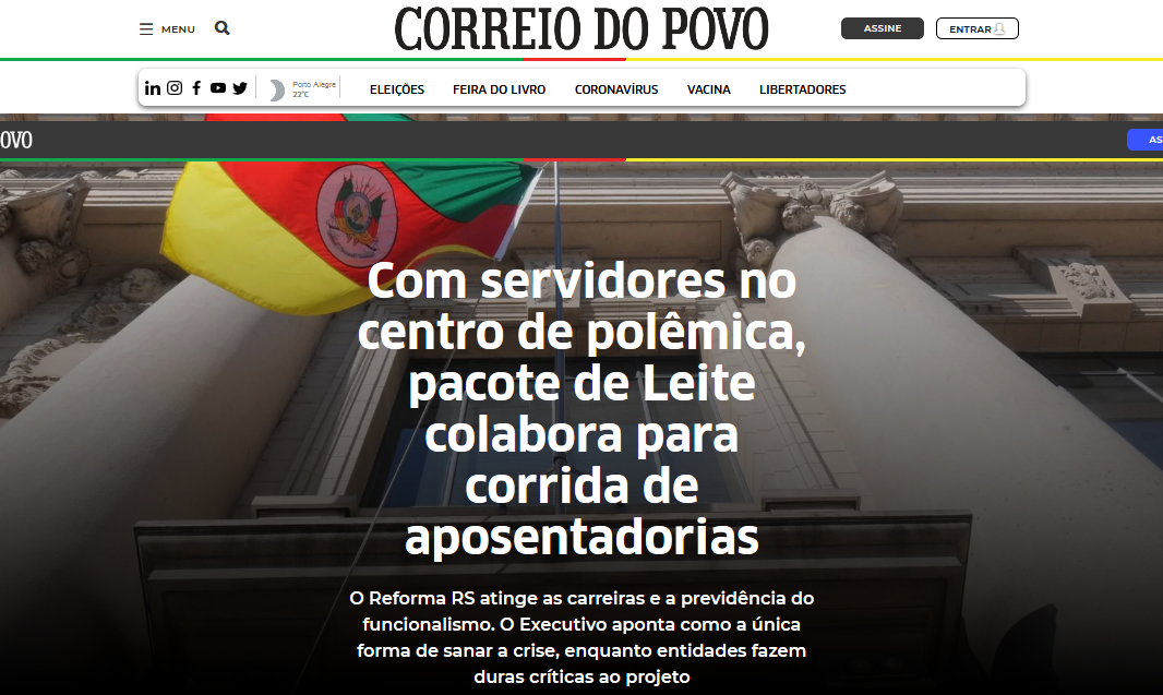 Reportagem do CP venceu o pr&ecirc;mio Corecon-RS