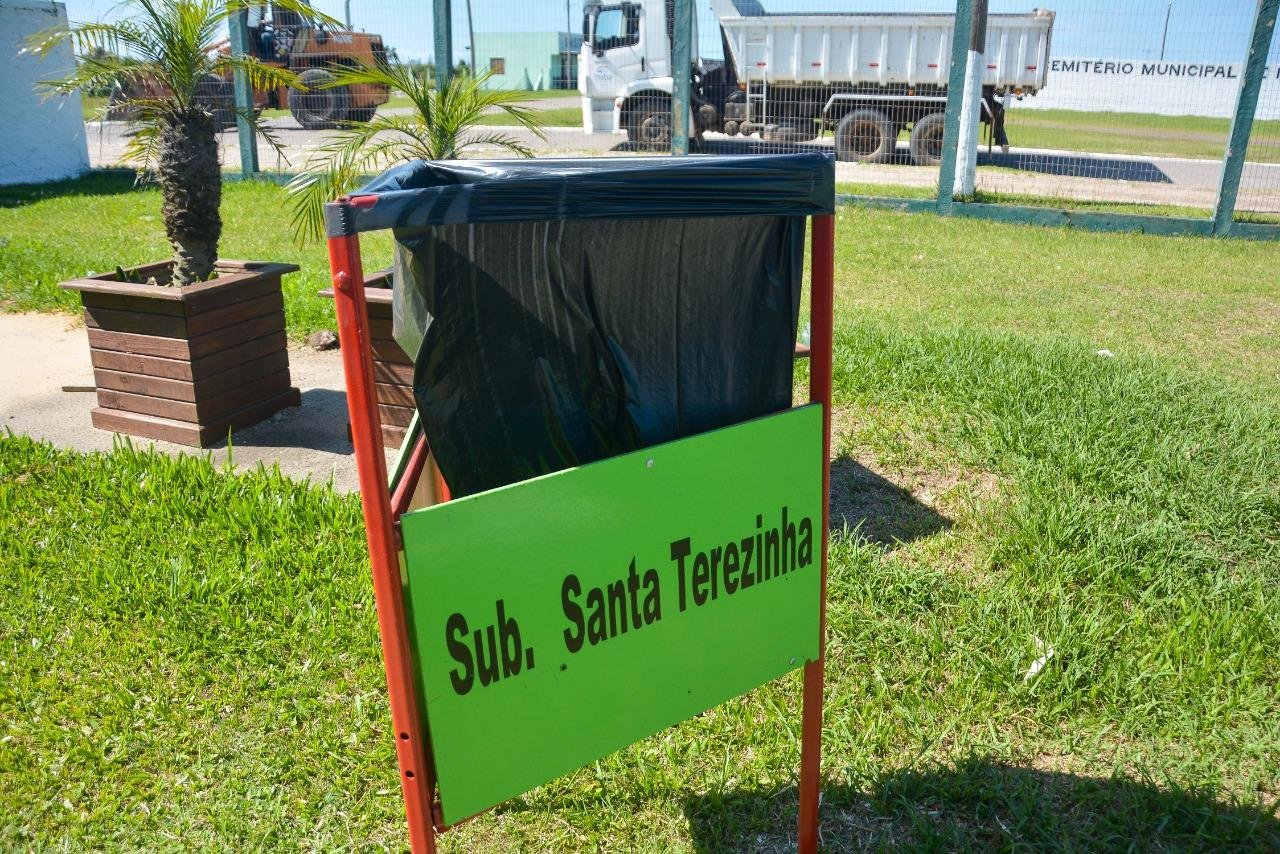 Lixeiras ser&atilde;o distribu&iacute;das em diversos pontos de Imb&eacute;, incluindo a faixa de praia