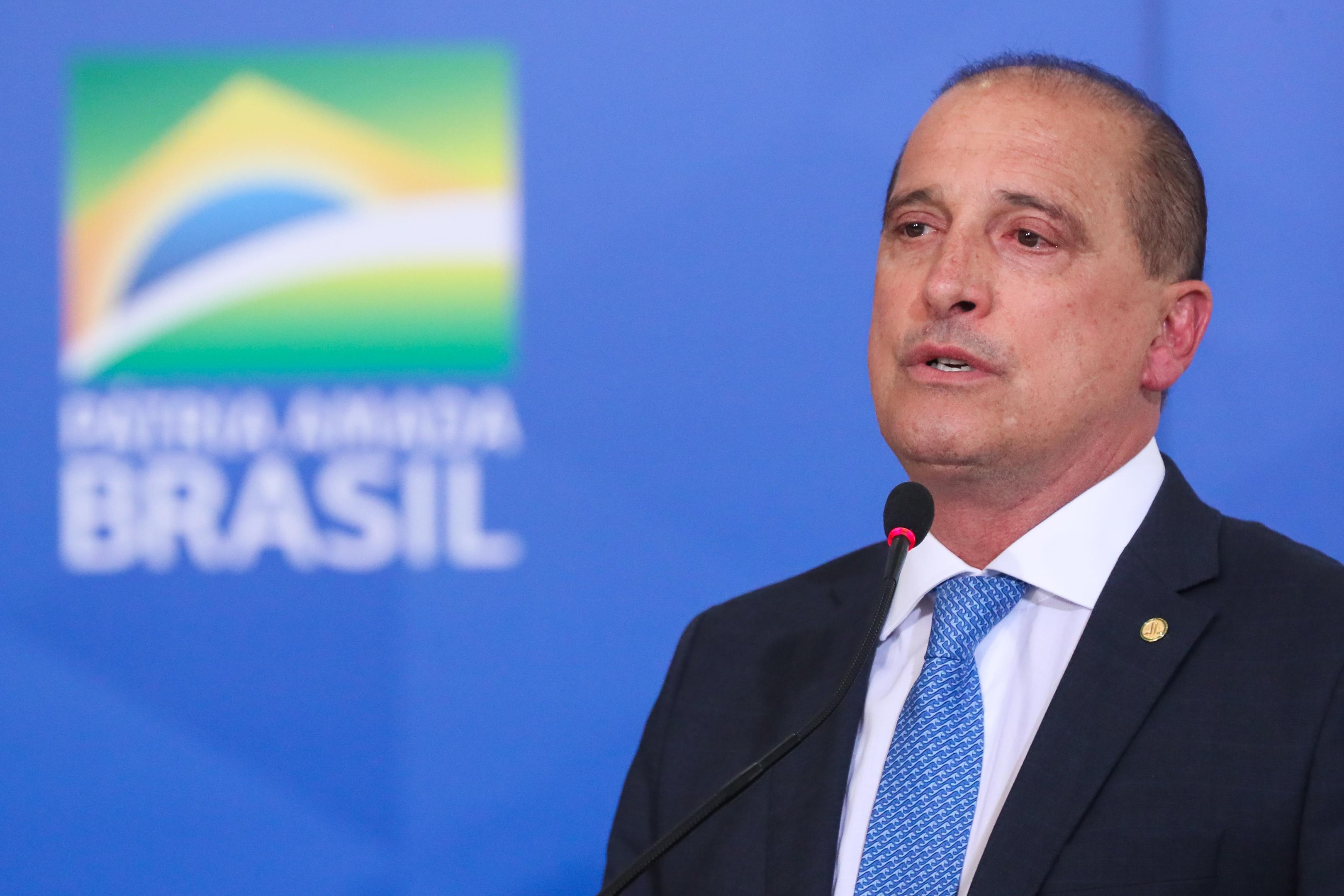 O secret&aacute;rio Onyx Lorenzoni &eacute; pr&eacute;-candidato, pelo Dem, para o governo do Estado