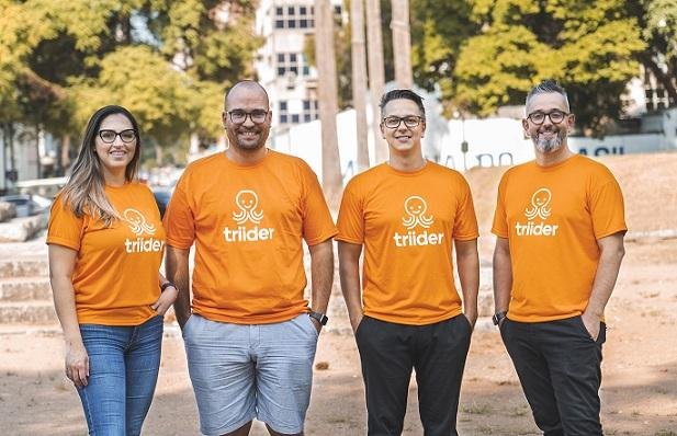 Os fundadores da Triider, plataforma de servi&ccedil;os de manuten&ccedil;&atilde;o e reforma que conecta clientes com profissionais especializados