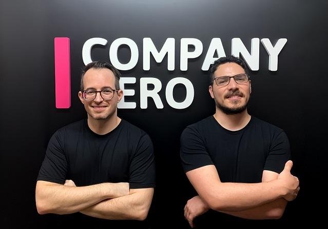 &Agrave; esquerda Miklos Grof, CEO da Companhy Hero, e, &agrave; direita, Diego Izquierdo, CTO da Company Hero