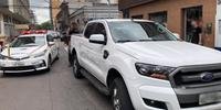 Ford Ranger, levada da avenida Caxias do Sul, foi interceptada na rua Brasil