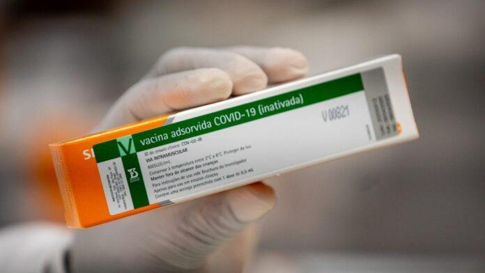 Gorinchteyn recebe novas doses da CoronaVac em aeroporto de SP