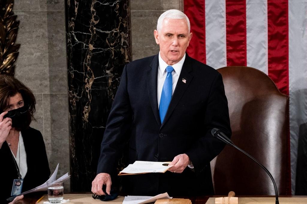 Pence foi criticado por Trump ap&oacute;s se negar a se opor aos resultados das elei&ccedil;&otilde;es