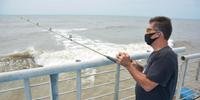 Advogado João Almeida, de 59 anos, vibrou com a possibilidade de retornar pela segunda vez na Plataforma para pescar