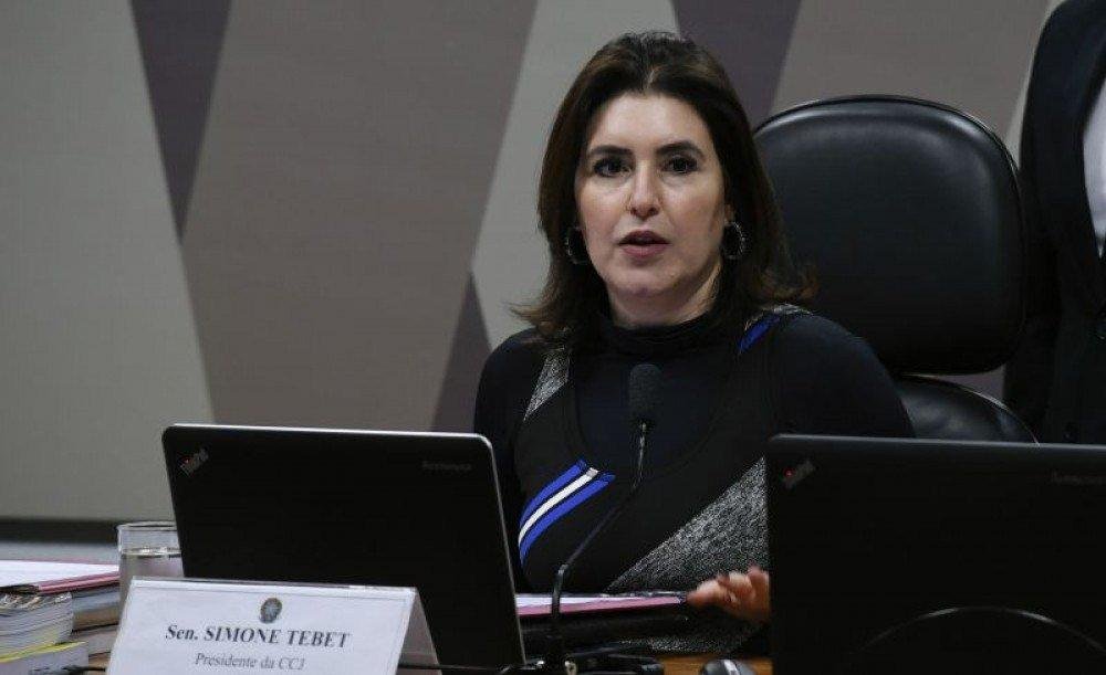 Simone Tebet &eacute; uma das cotadas pelo partido