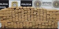 Dois traficantes, residentes em Tenente Portela, foram presos com a droga