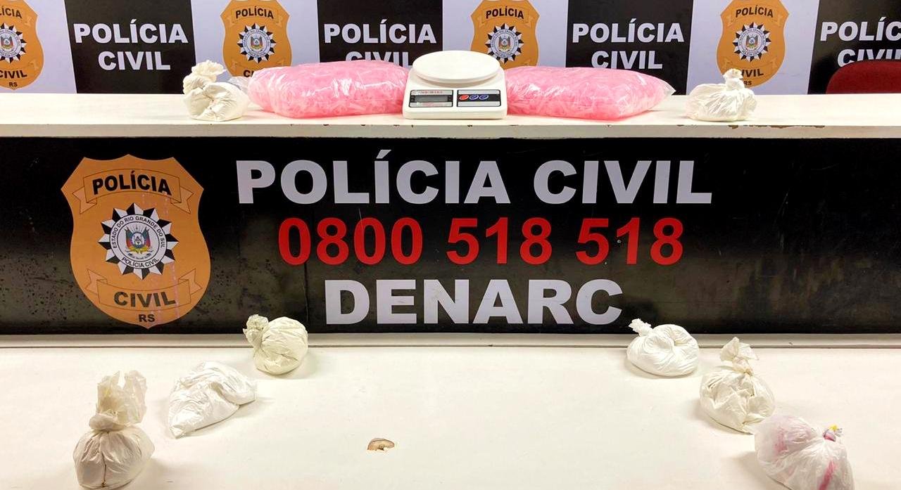 Recente a&ccedil;&atilde;o em Alvorada resultou no recolhimento de dois quilos de coca&iacute;na