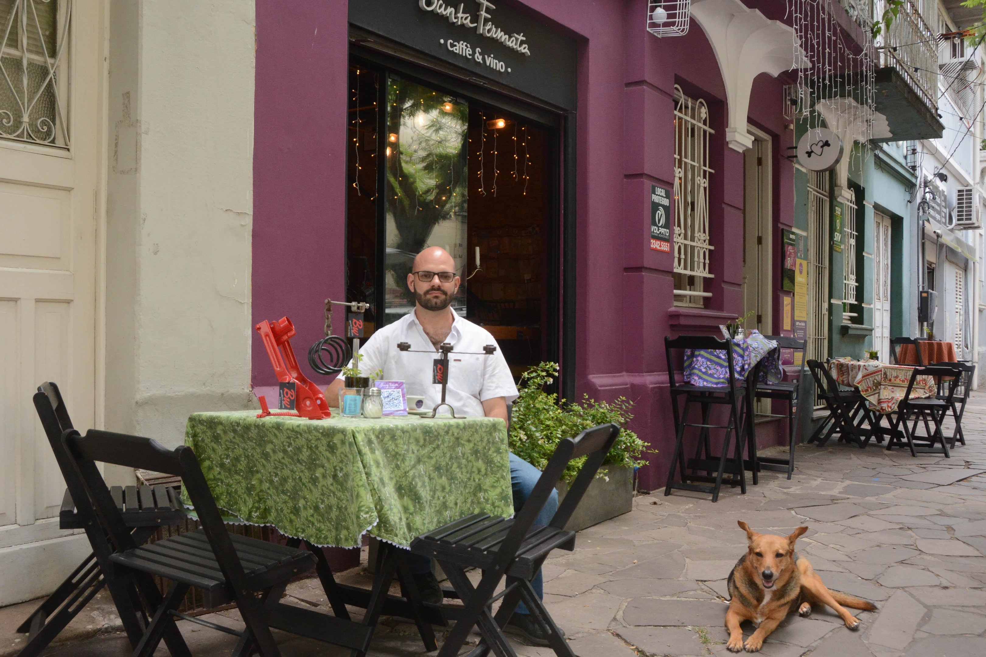 Bruno Nunes Castro no Caff&egrave; Santa Fermata