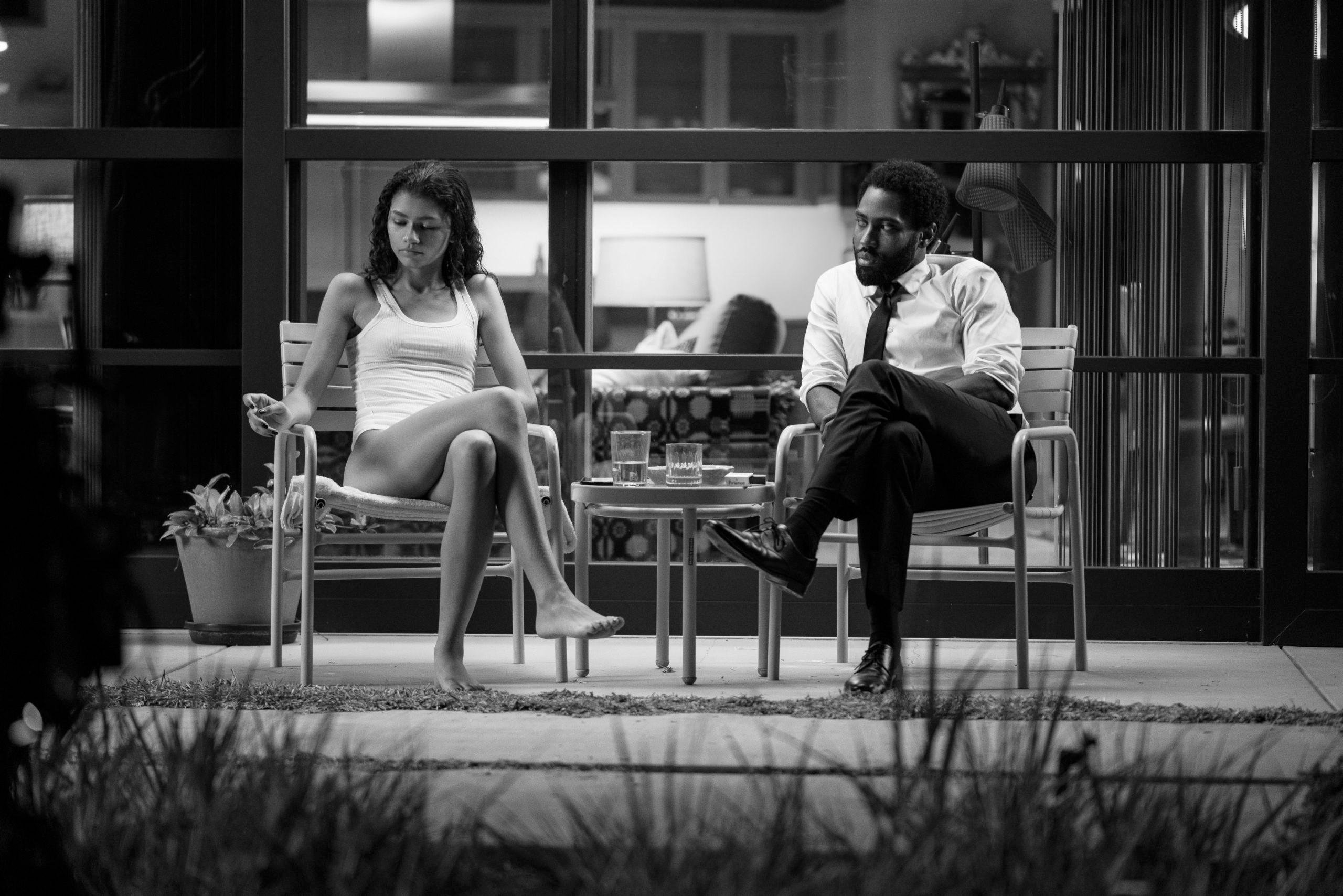 Zendaya  e John David Washington discutem a rela&ccedil;&atilde;o em filme