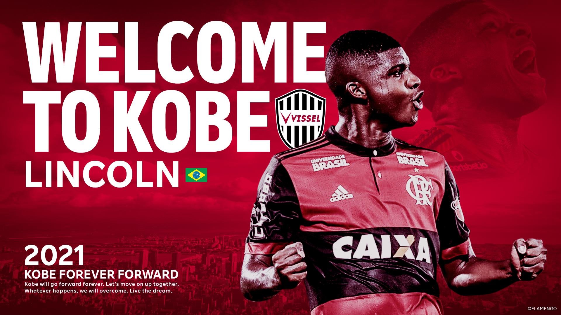 Lincoln jogar&aacute; no Vissel Kobe