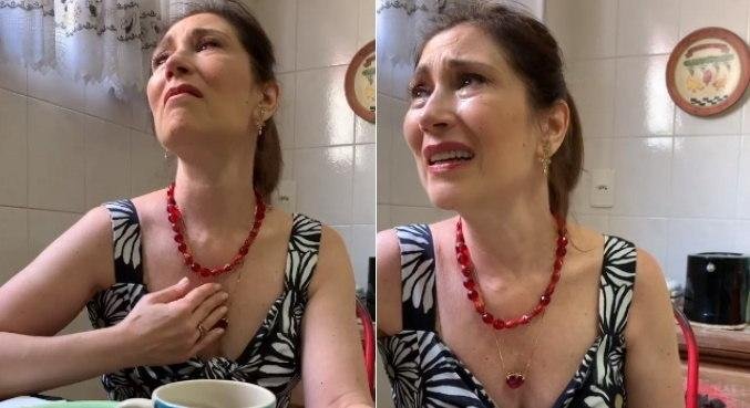 Emo&ccedil;&atilde;o tomou conta de Beth Goulart ao falar da m&atilde;e em v&iacute;deo no Instagram