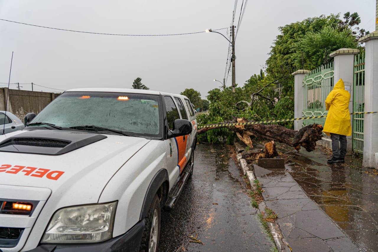 Em Canoas, a Defesa Civil registrou oito ocorr&ecirc;ncias