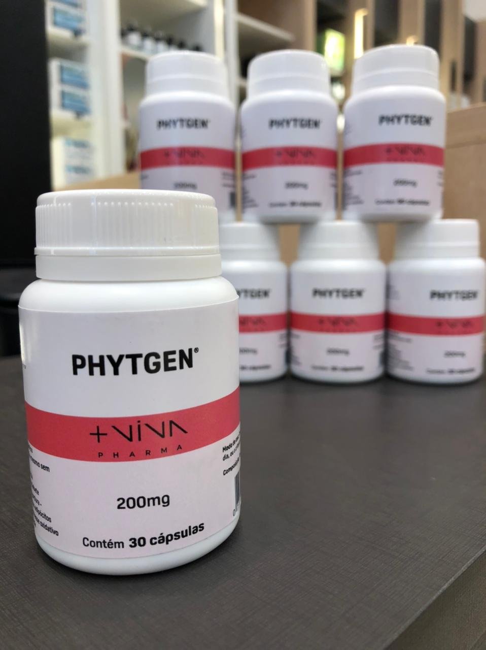 Phytgen &eacute; um dos produtos da linha da Mais Viva Pharma