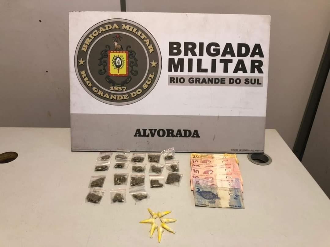 Ap&oacute;s a pris&atilde;o em flagrante, o casal foi encaminhado para a Delegacia de Pol&iacute;cia de Pronto Atendimento de Alvorada