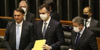 Bolsonaro exaltou ações do seu governo durante a pandemia e pediu a aprovação de reformas