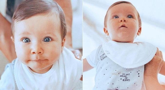 Zyan completou 7 meses e deu show de fofura no Instagram da m&atilde;e