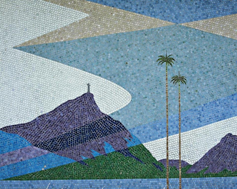 Obra de Paulo Werneck, um artista que marcou a paisagem arquitet&ocirc;nica brasileira com centenas de murais.
